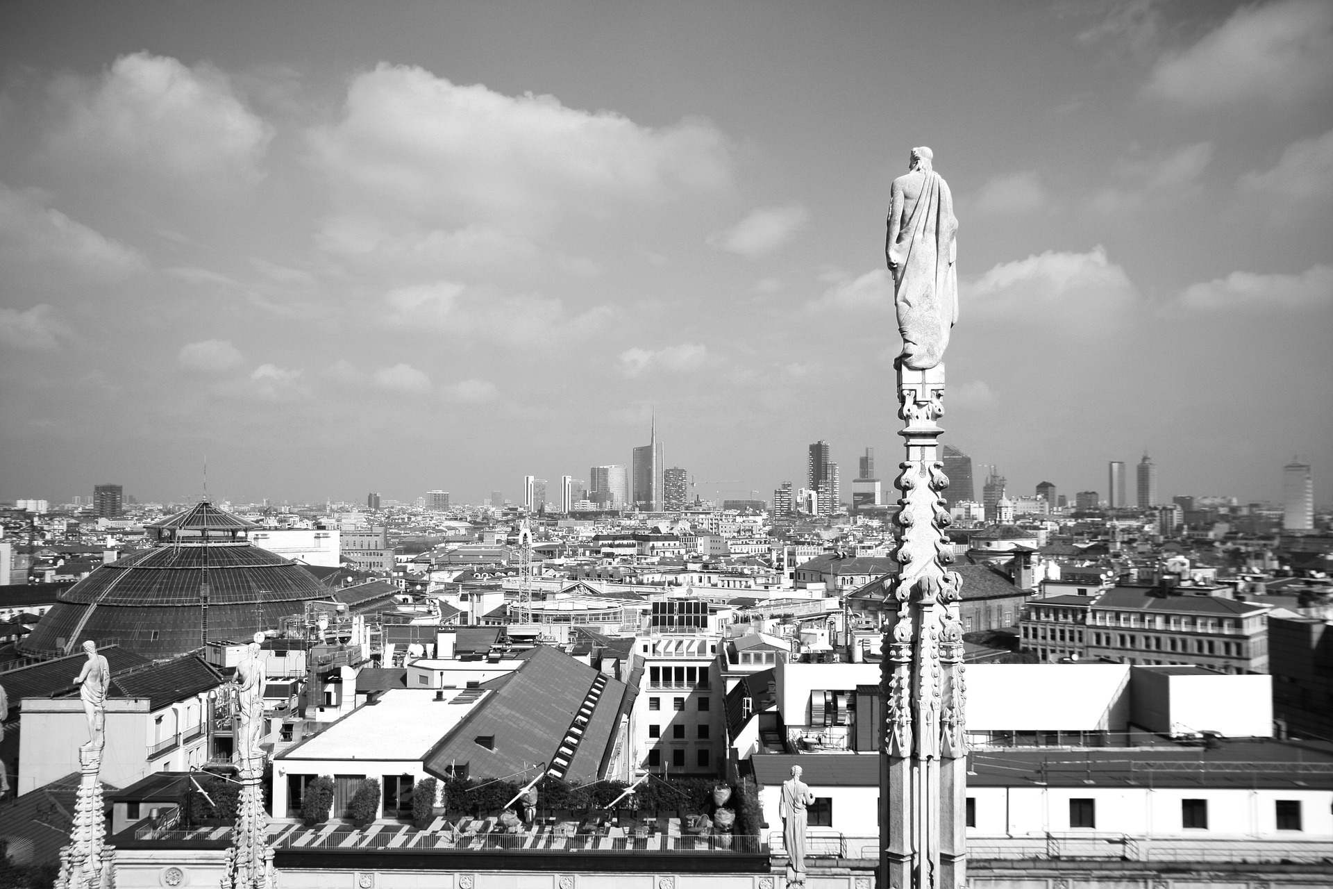 Milano vista dal Duomo.