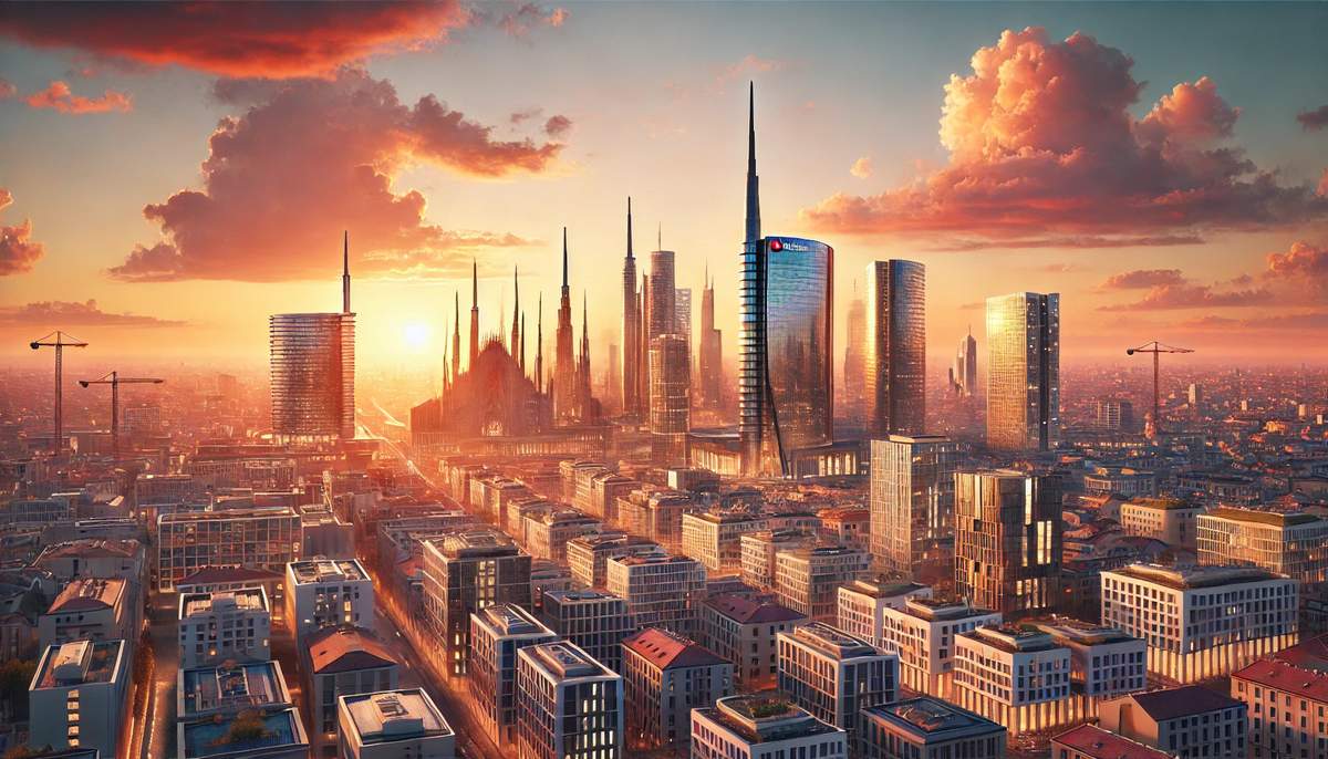 Milano al mattino.
