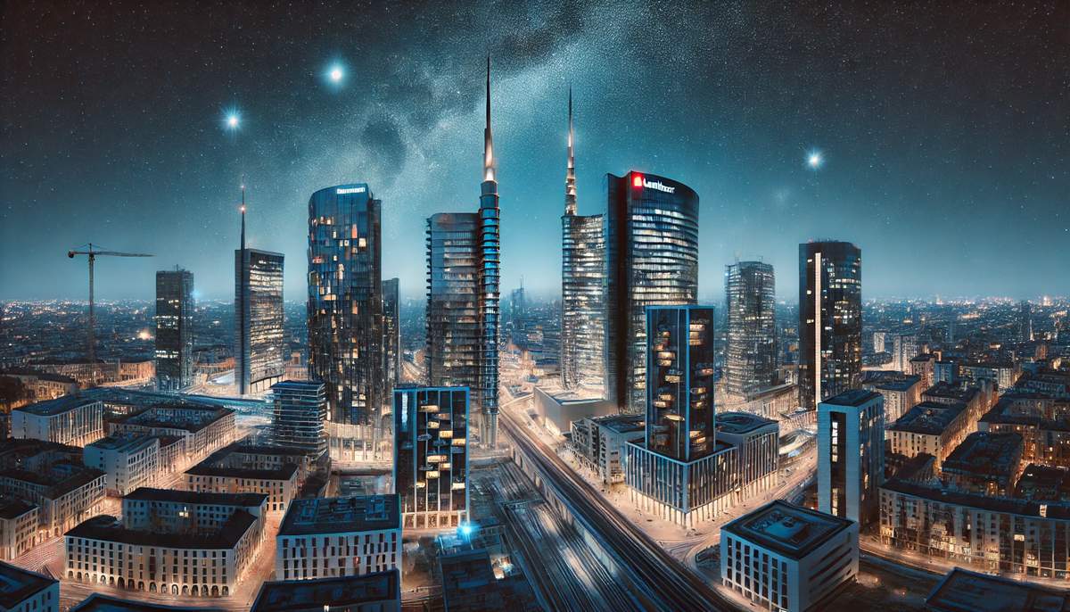 Milano di notte.